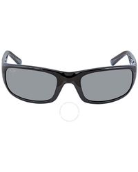 Maui Jim - Stingray Polarized Grey/mirror Wrap Sunglasses 103-02 55 - Lyst