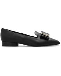 Ferragamo - Ferragamo Leather Loafers, Size 6 C - Lyst