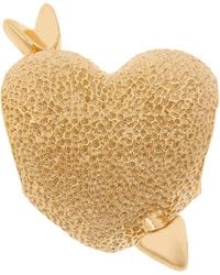 PANDORA - 14K-Plated Cupid Heart Charm - Lyst