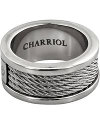 Charriol - Stainless Steel Forever Ring - Lyst