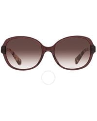 Kate Spade - Gradient Oval Sunglasses Cailee/f/s 00t7/ha 56 - Lyst