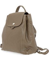longchamp small leather backpack