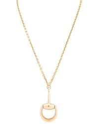 Gucci - Horsebit Long Chain Necklace - Lyst