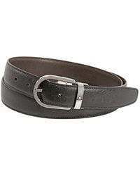 Montblanc - Reversible Leather Belt Saffiano-Printed/ Cut-To-Size - Lyst