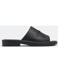Ferragamo - Logo-Embossed Slip-On Sandals - Lyst