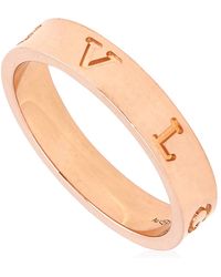 BVLGARI - B.Zero1 Essential 18 Kt Rose Band Ring, Size 57 (Us 8) - Lyst