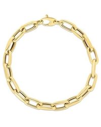 Tresorra - 14K French Cable Fashion Link Chain Bracelet - Lyst