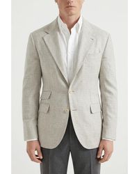 Brunello Cucinelli - Light Wool Silk Blazer, Brand Size 54 (Us - Lyst