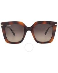 Ferragamo - Brown Gradient Butterfly Sunglasses Sf1041s 238 51 - Lyst