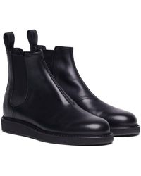 Bottega Veneta - Leather Combat Boots - Lyst