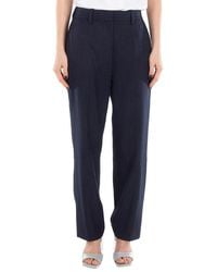 Anine Bing - Blaine Wool Blend Cropped Pants - Lyst