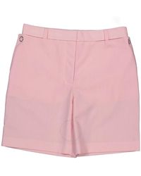 Burberry - Soft Mae Pocket Detail Wool Tailored Shorts - Lyst