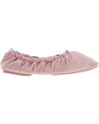 Jimmy Choo - Bardo Satin Ballerina Flats - Lyst