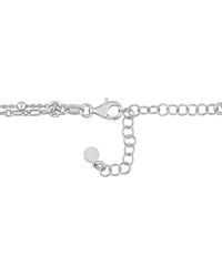 Amour - Heart And Ball Bead Chain Necklace - Lyst
