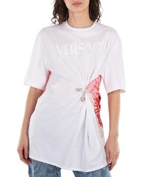 Versace - T-Shirt With 'Barocco Sea' Pattern - Lyst
