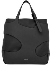 Ferragamo - Cut-Out Logo Patch Tote Bag - Lyst