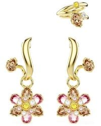Swarovski - Idyllia Mixed Cuts Set Of 3 Earrings - Lyst