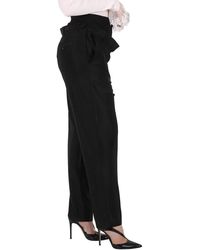 Burberry - Lombardy Double-waisted Jersey Pants - Lyst