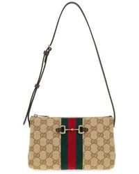 Gucci - Gg Fabric Shoulder Bag - Lyst