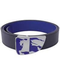 Burberry - Reversible Leather Shield Ekd Belt - Lyst