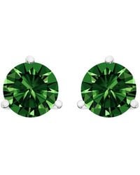 Haus of Brilliance - 14K 1.0 Cttw 3-Prong Martini Set Lab Grown Diamond Solitaire Stud Earrings - Lyst