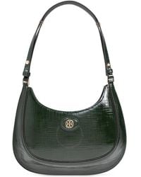 Tory Burch - Ever Robinson Embossed Leather Crescent Bag - Lyst