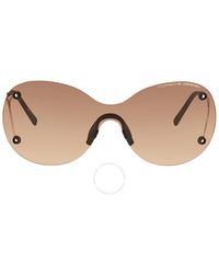 Porsche Design - Brown Gradient Shield Sunglasses - Lyst