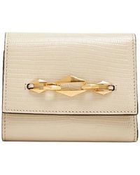 Jimmy Choo - Marinda Diamond-Chain Leather Wallet - Lyst