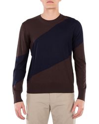 Ferragamo - Ferragamo Virgin-Wool Fine-Knit Crew Neck Jumper - Lyst