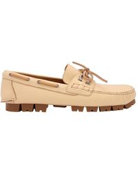 Ferragamo - Giosue Gancini Leather Sailor Moccasin - Lyst