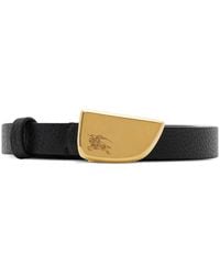 Burberry - Shield Ekd Leather Belt - Lyst