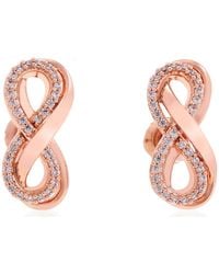 Swarovski - Hyperbola Infinity Earrings - Lyst