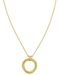 Tresorra - 14K Interlocking Medium Trinity Necklace - Lyst