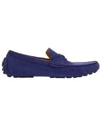 Ferragamo - Driver Loafers With Gancini Ornament - Lyst