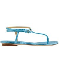 Giannico - Ladies Kai Flip Flops Leather Flats, Brand Size 36 (Us - Lyst