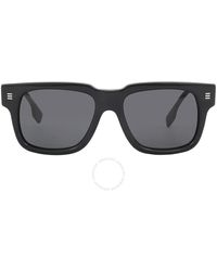 Burberry - Hayden Dark Gray Square Sunglasses Be4394 300187 54 - Lyst