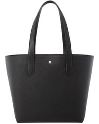 Montblanc - Sartorial 146 Saffiano-Printed Leather Bag - Lyst