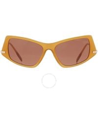 Burberry - Brown Irregular Sunglasses Be4408 409473 52 - Lyst