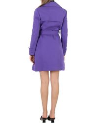 Moschino - Button-embellished Cotton-gabardine Trench Coat - Lyst