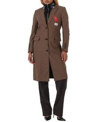 Burberry - Tarrel Houndstooth Check Tailored Coat - Lyst