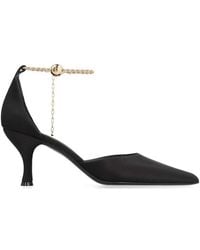 Ferragamo - Dana Ankle Chain Pumps - Lyst