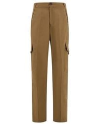 Ferragamo - Cotton Canvas Cargo Pants, Brand Size 48 Us Size 38 - Lyst