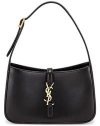 Saint Laurent - Smooth Leather Le 5 A 7 Hobo Bag - Lyst