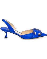 Jimmy Choo - Moni 50 Nappa Slingback Pumps, Brand Size 35.5 Us - Lyst