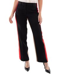 Burberry - Ladies Lottie Contrast Panel Tailored Trousers, Brand Size 2 (Us - Lyst