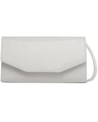 Ferragamo - Geometric Leather Mini Clutch - Lyst