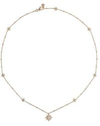 Gucci - Flora 18K Rose And Diamond Necklace - Lyst