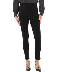 Burberry - Ladies Fringed Hem Trousers, Brand Size 10 (Us - Lyst