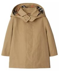 Burberry - Toddler Hadley Hooded Trench Coat - Lyst