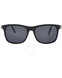 Marc Jacobs - Gray Rectangular Sunglasses Marc 530/s 02m2 54 - Lyst